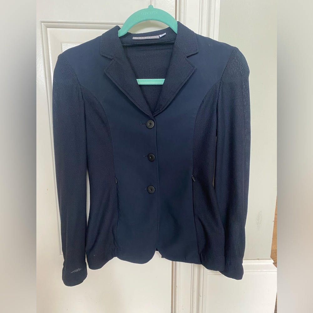 RJ Classics Youth Grey Label Mesh Show Coat Size 16S